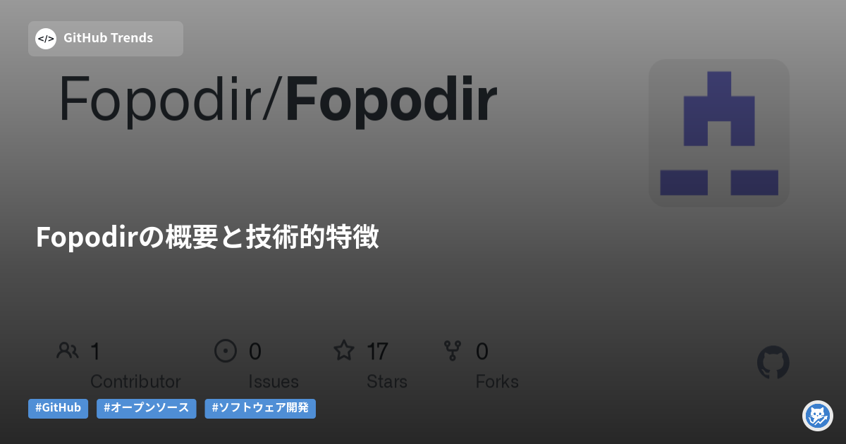 Fopodirの概要と技術的特徴