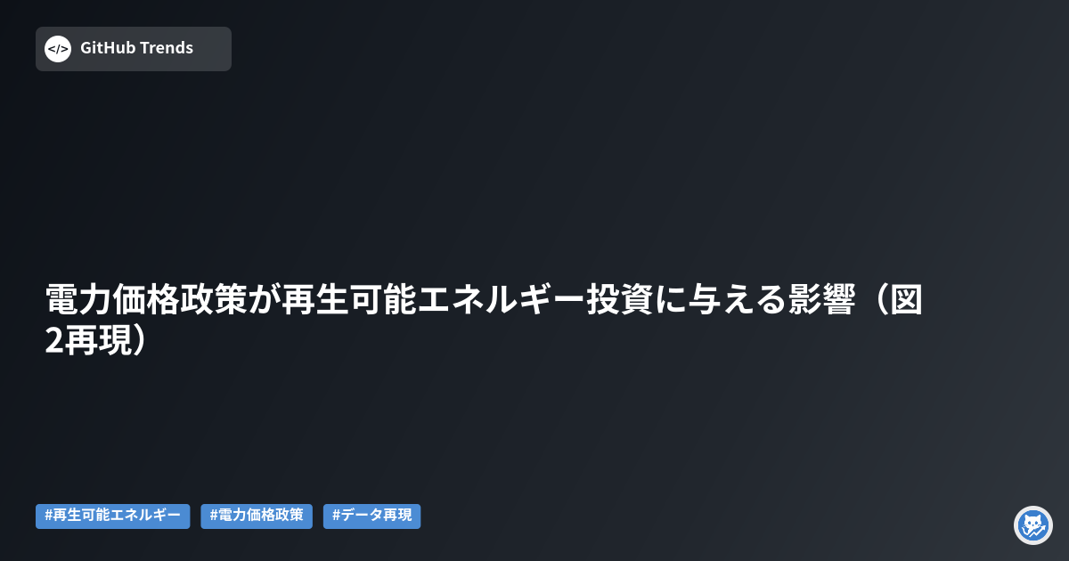 電力価格政策が再生可能エネルギー投資に与える影響（図2再現）