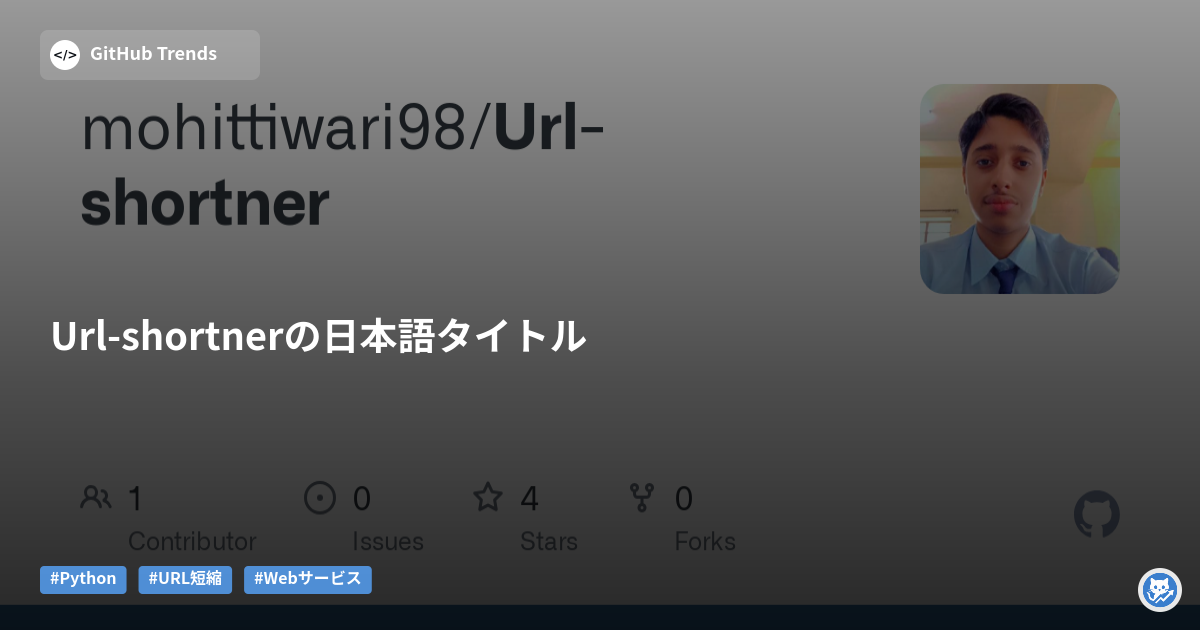 Url-shortnerの日本語タイトル