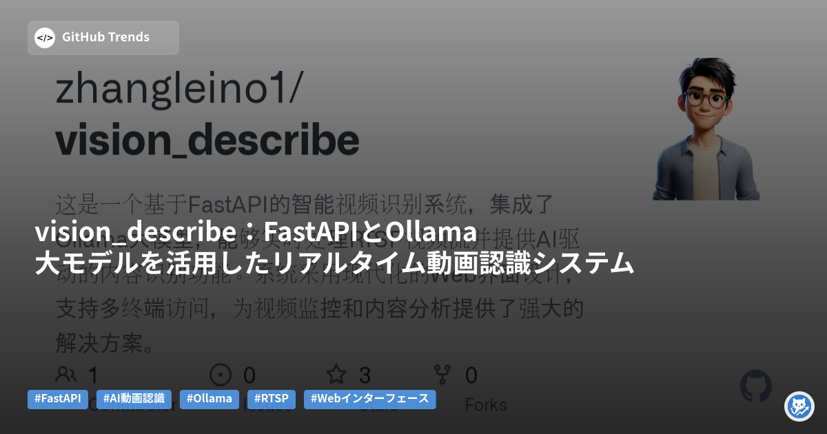 vision_describe:FastAPIとOllama大モデルを活用したリアルタイム動画認識システム